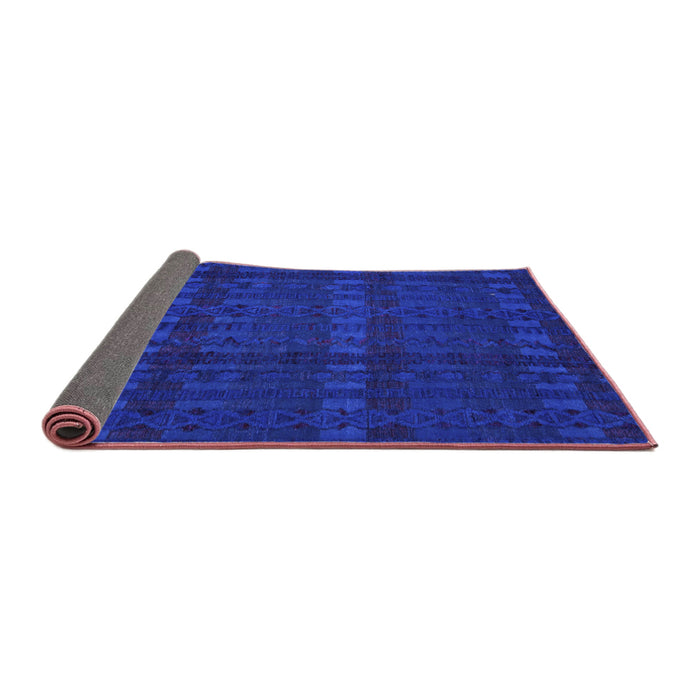 Sideview of Abstract Purple Modern Rug, abs5191pur