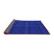 Sideview of Abstract Purple Modern Rug, abs5191pur