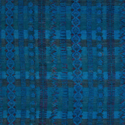 Square Machine Washable Abstract Blue Rug, wshabs5191