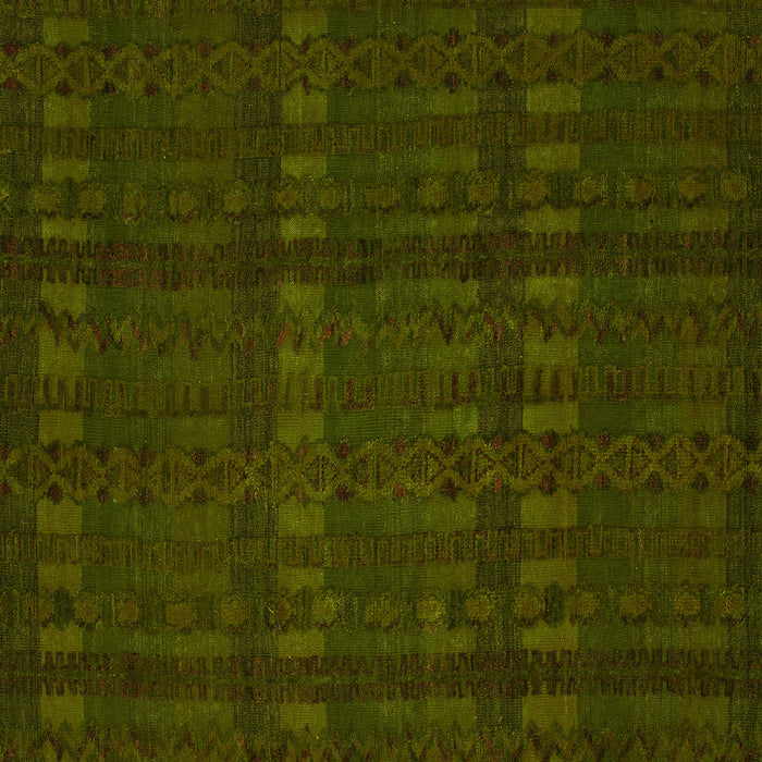 Square Abstract Yellow Modern Rug, abs5191yw