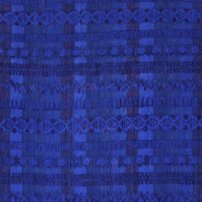 Square Machine Washable Abstract Purple Modern Area Rugs, wshabs5191pur