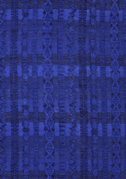 Abstract Blue Modern Rug, abs5191blu