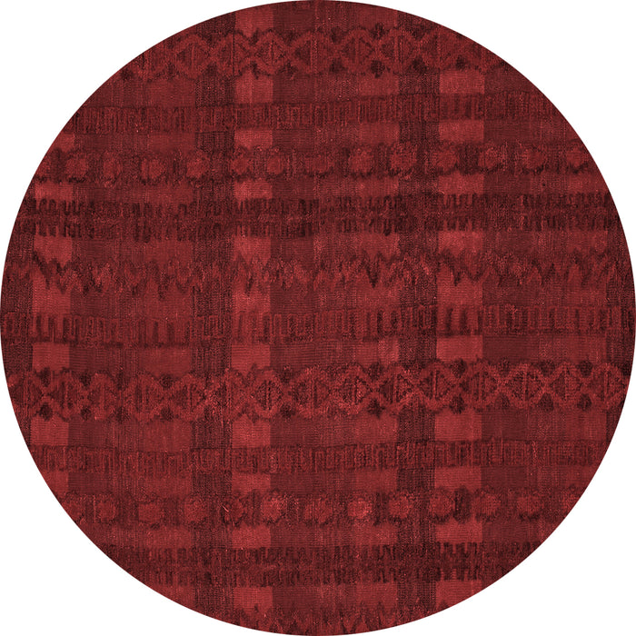 Abstract Red Modern Rug, abs5191red