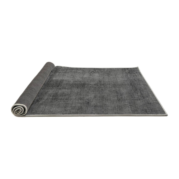 Sideview of Abstract Gray Modern Rug, abs5192gry