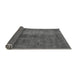 Sideview of Abstract Gray Modern Rug, abs5192gry