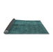 Sideview of Abstract Light Blue Modern Rug, abs5192lblu