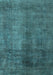 Machine Washable Abstract Light Blue Modern Rug, wshabs5192lblu