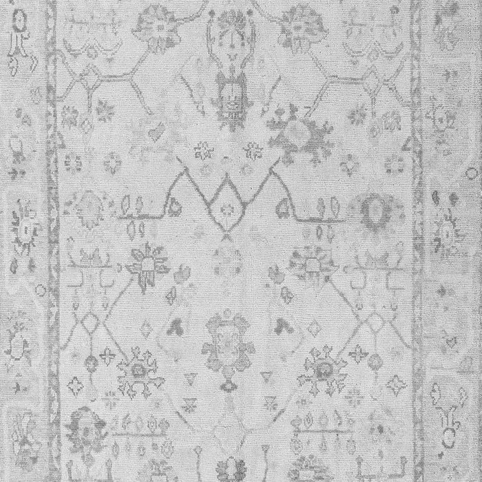 Machine Washable Oriental Gray Traditional Rug, wshabs5193gry