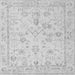 Square Oriental Gray Traditional Rug, abs5193gry