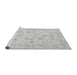 Sideview of Machine Washable Oriental Gray Traditional Rug, wshabs5193gry