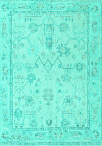 Oriental Turquoise Traditional Rug, abs5193turq