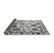 Sideview of Abstract Gray Modern Rug, abs5194gry