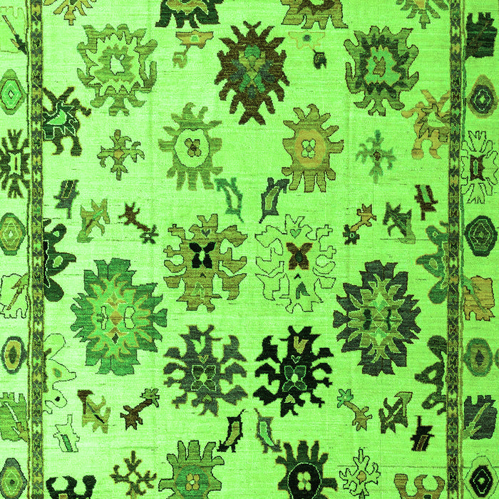 Abstract Green Modern Rug, abs5194grn