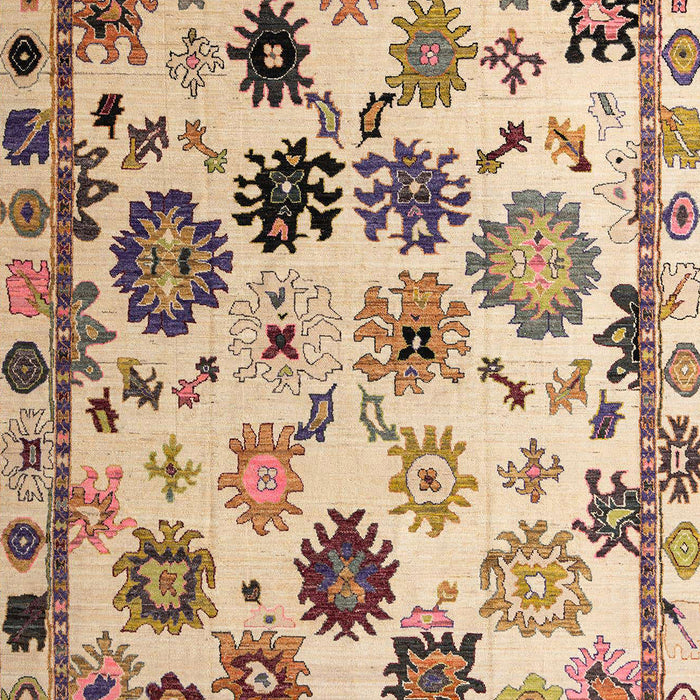 Machine Washable Abstract Yellow Rug, wshabs5194