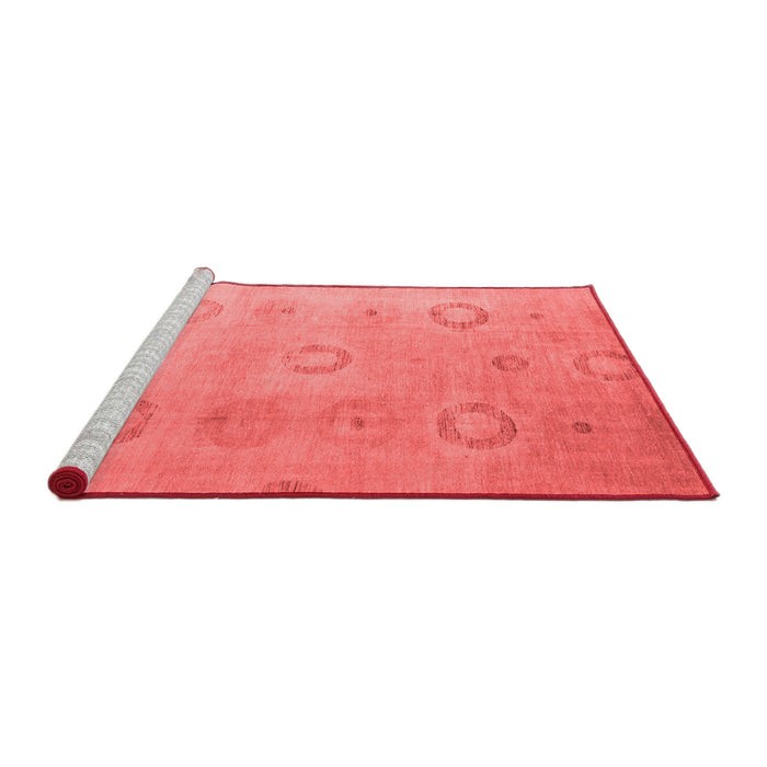 Modern Red Washable Rugs