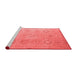 Modern Red Washable Rugs