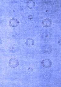 Abstract Blue Modern Rug, abs5195blu