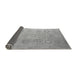 Sideview of Abstract Gray Modern Rug, abs5195gry