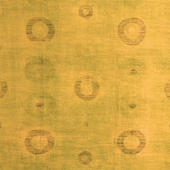 Machine Washable Abstract Orange Modern Area Rugs, wshabs5195org