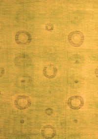 Abstract Orange Modern Rug, abs5195org