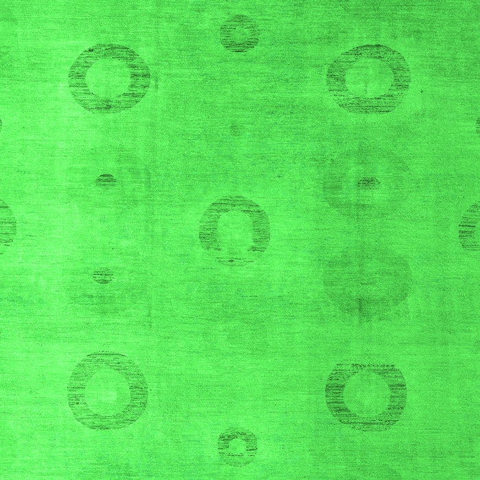 Machine Washable Abstract Green Modern Area Rugs, wshabs5195grn