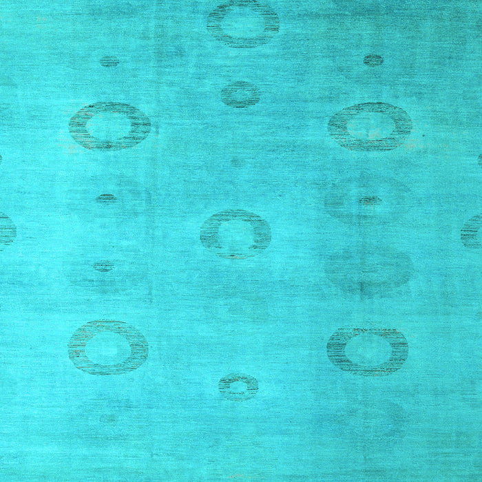 Square Machine Washable Abstract Light Blue Modern Rug, wshabs5195lblu