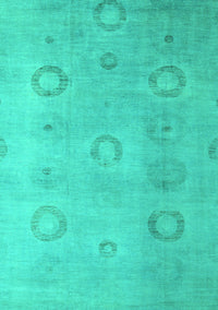 Abstract Turquoise Modern Rug, abs5195turq