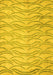 Solid Yellow Modern Rug, abs5196yw