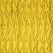 Square Solid Yellow Modern Rug, abs5196yw