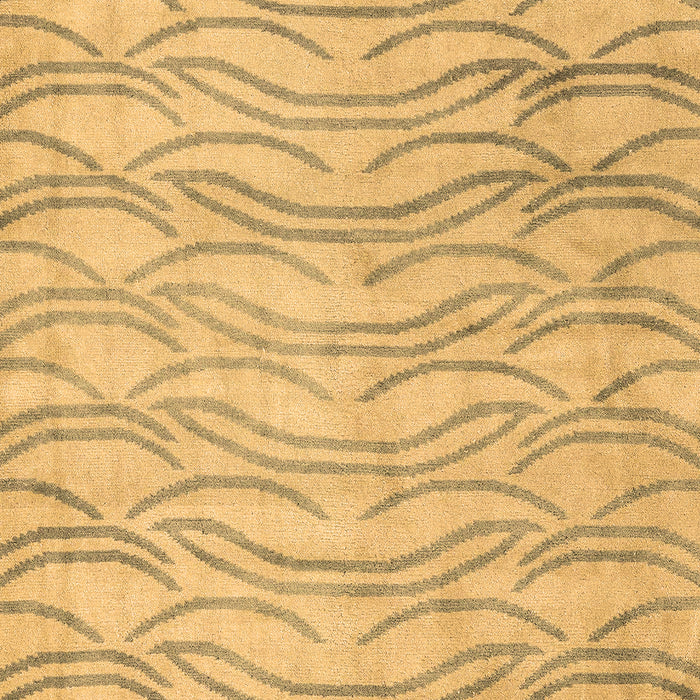 Machine Washable Solid Brown Modern Rug, wshabs5196brn