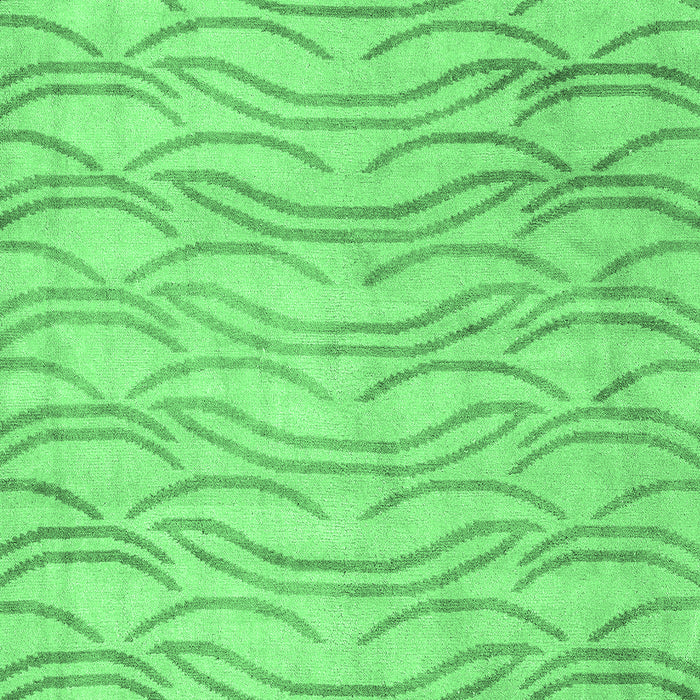 Machine Washable Solid Emerald Green Modern Area Rugs, wshabs5196emgrn