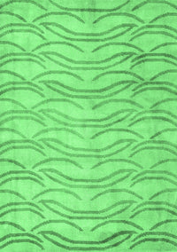 Solid Emerald Green Modern Rug, abs5196emgrn