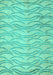 Solid Turquoise Modern Rug, abs5196turq