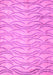 Machine Washable Solid Pink Modern Rug, wshabs5196pnk