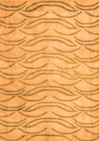 Solid Orange Modern Rug, abs5196org