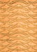 Solid Orange Modern Rug, abs5196org