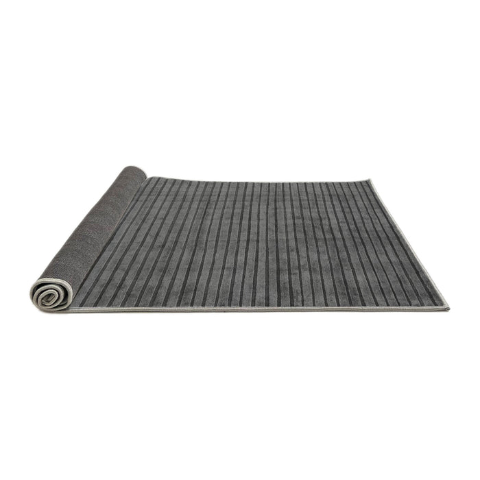 Sideview of Oriental Gray Modern Rug, abs5197gry