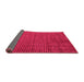 Sideview of Oriental Pink Modern Rug, abs5197pnk