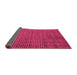 Sideview of Oriental Purple Modern Rug, abs5197pur