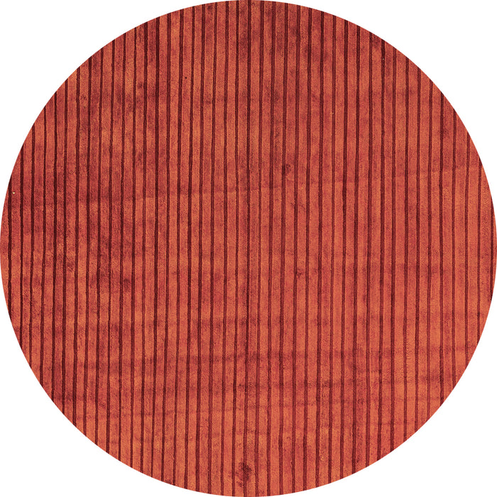 Round Machine Washable Oriental Brown Modern Rug, wshabs5197brn