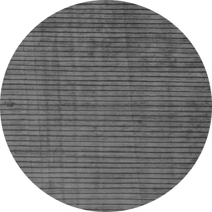 Round Oriental Gray Modern Rug, abs5197gry