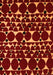 Abstract Orange Modern Rug, abs5198org