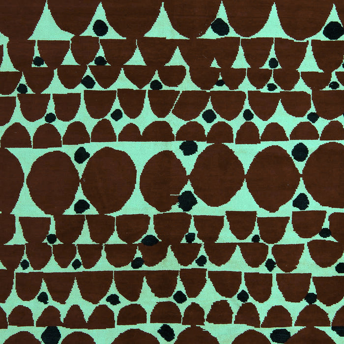 Abstract Turquoise Modern Rug, abs5198turq