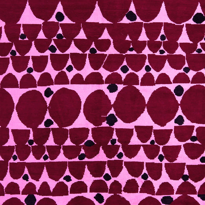 Machine Washable Abstract Pink Modern Rug, wshabs5198pnk