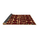 Sideview of Abstract Brown Modern Rug, abs5198brn