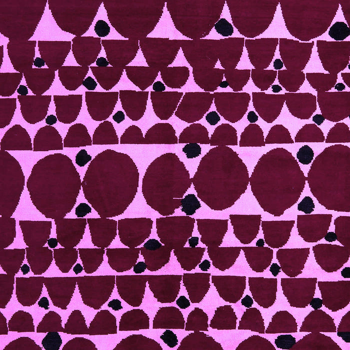 Machine Washable Abstract Purple Modern Area Rugs, wshabs5198pur