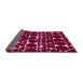 Sideview of Abstract Pink Modern Rug, abs5198pnk