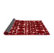 Abstract Red Modern Area Rugs