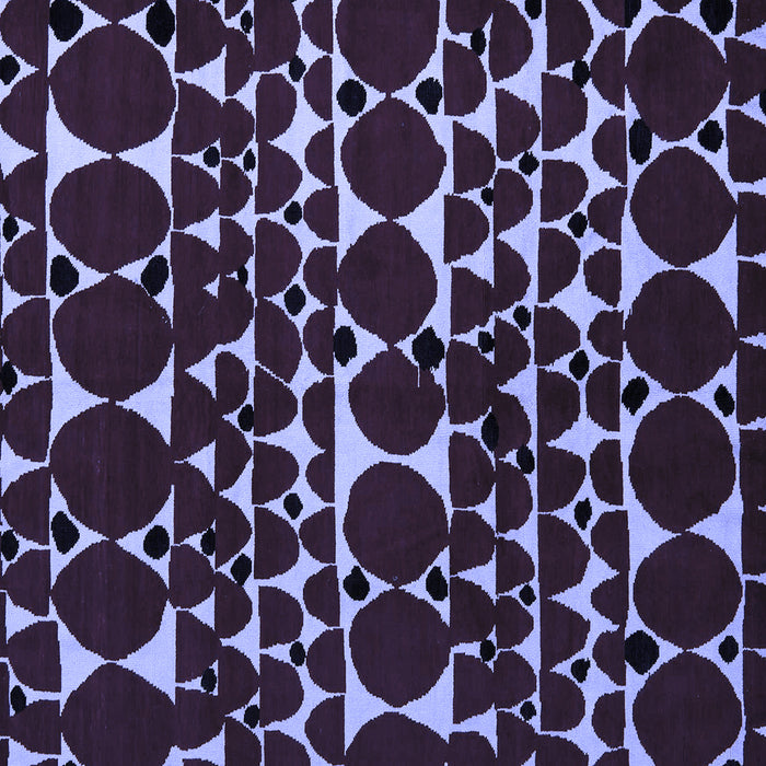 Square Abstract Blue Modern Rug, abs5198blu