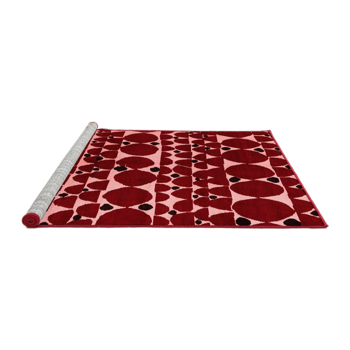 Modern Red Washable Rugs